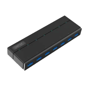 מפצל USB 3.0 עם שבע יציאות UNITEK Y-3184