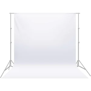 רקע לצילום בד לבן NEEWER Photo Studio White Backdrop 3×6
