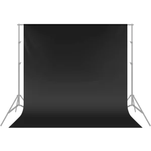 רקע לצילום בד שחור NEEWER Photo Studio Black Backdrop 3x6