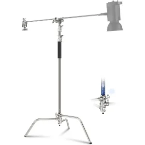 מעמד תאורה רפלקטור ברזל 330 ס”מ NEEWER Steel C Stand