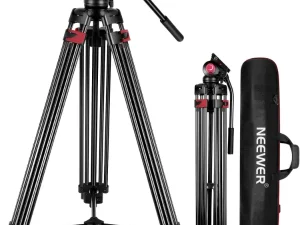 חצובה מקצועית עם ראש נוזלי Neewer 200cm Heavy-Duty Tripod