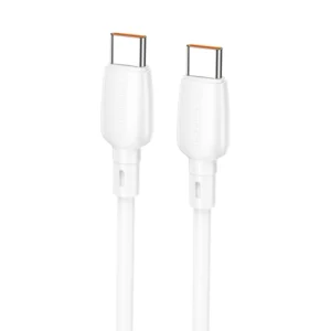 כבל USB-C 100W זכר-זכר באורך 1 מטר