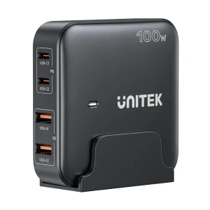 תחנת טעינה USB-C (Type C) ו-USB-A בהספק 100W UNITEK P1229ABK01