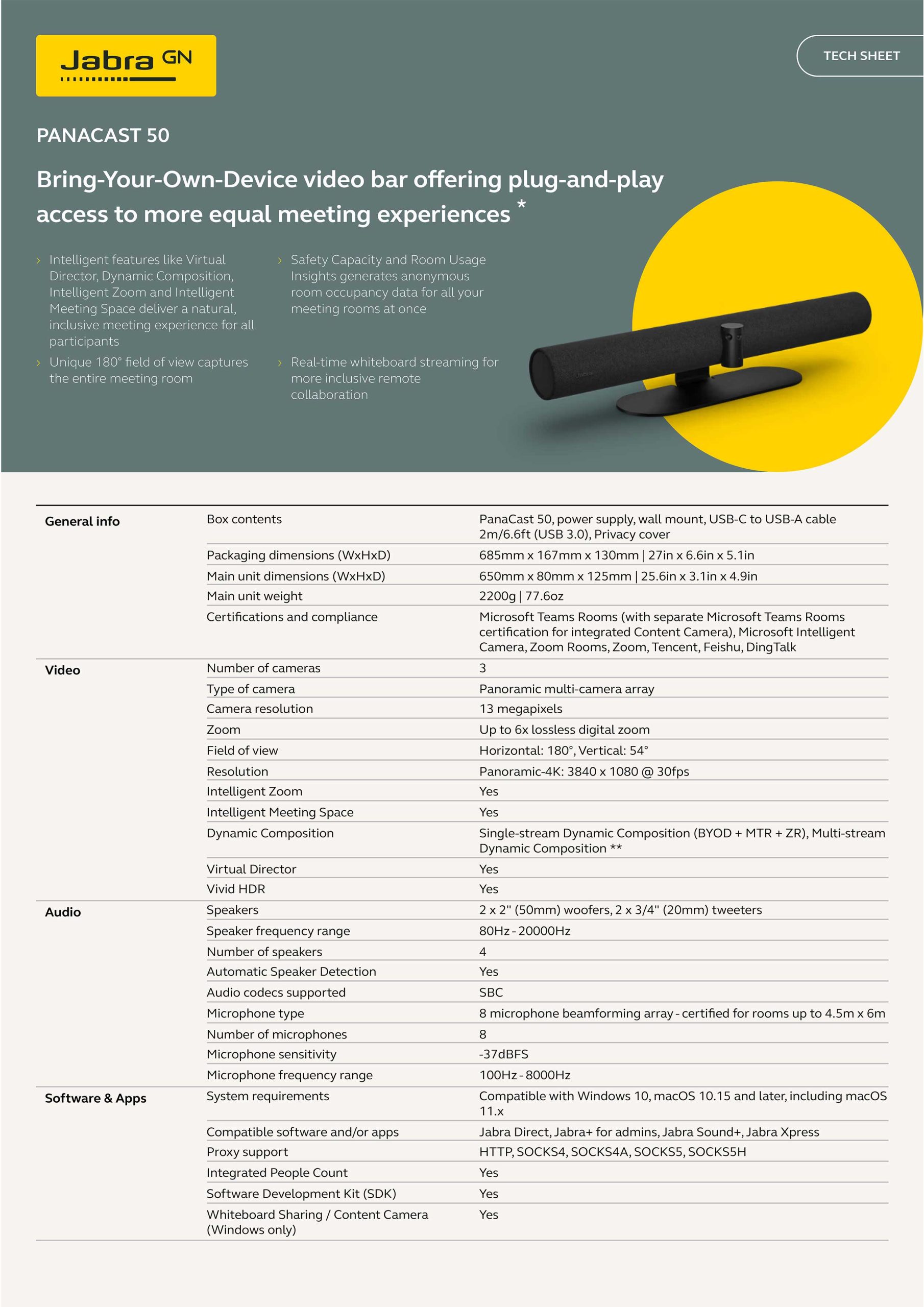 JABRA PANACAST 50