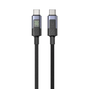 כבל USB-C (Type C) ל-USB-C עם תצוגת הספק וטעינת PD ‏60W UNITEK C14158A
