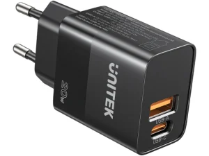 מטען קיר מהיר כפול Unitek 20W Wall Charger