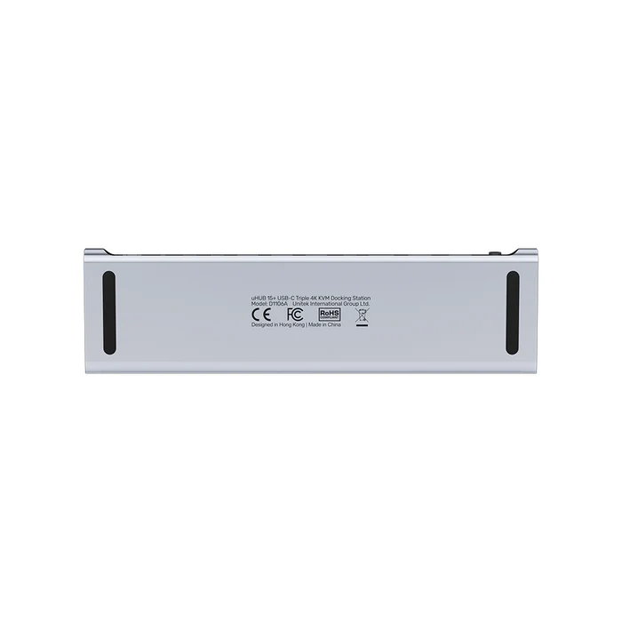 ⁦תחנת עגינה Unitek D1106A uHUB15+ USB-C Triple 4K KVM⁩ – תמונה ⁦2⁩