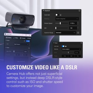 Elgato Facecam MK.2 שליטה דרך Camera Hub