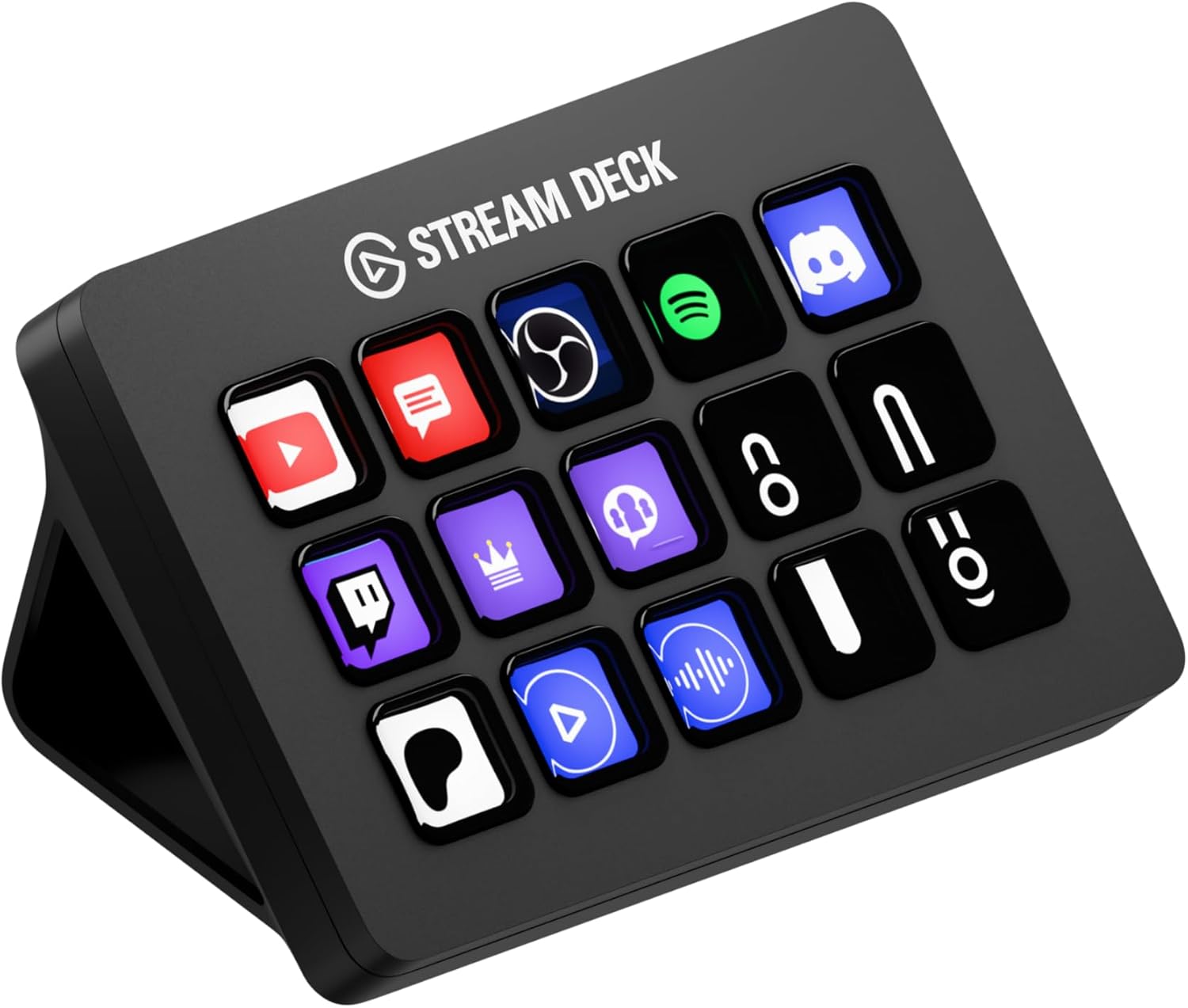 15 מקשי LCD בהתאמה אישית בבקר Elgato Stream Deck MK.2