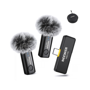 מיקרופון אלחוטי כפול NEEWER KM23 Dual Wireless Mic