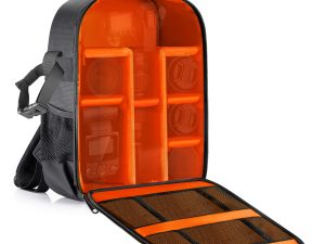 תיק גב למצלמה ואביזרים NEEWER Camera Backpack Orange