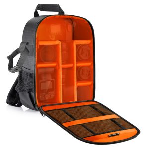 תיק גב למצלמה ואביזרים NEEWER Camera Backpack Orange