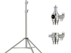 NEEWER 300cm Steel Light Stand חצובת תאורה מנירוסטה