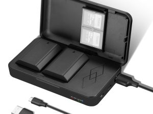ערכת שתי סוללות ומטען סוני NEEWER NP-FZ100 Sony Battery Kit