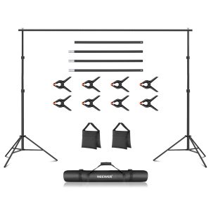 ערכת חצובות לרקע NEEWER Backdrop Stand Kit 2x3m