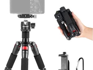 NEEWER Mini Desktop Tripod Red חצובה שולחנית אדומה