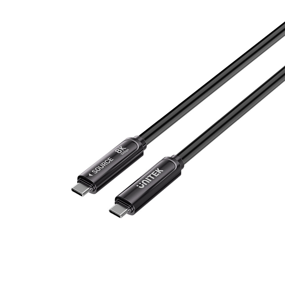 ⁦כבל USB-C (Type C) אופטי באורך 10 מטר עם תמיכה בתצוגת 8K UNITEK C14178A-10M⁩ – תמונה ⁦2⁩