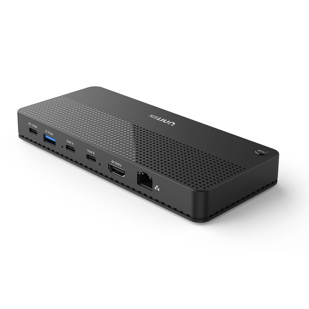 ⁦תחנת עגינה USB-C (Type C) עם KVM ותצוגת 4K UNITEK D1077A⁩ – תמונה ⁦6⁩